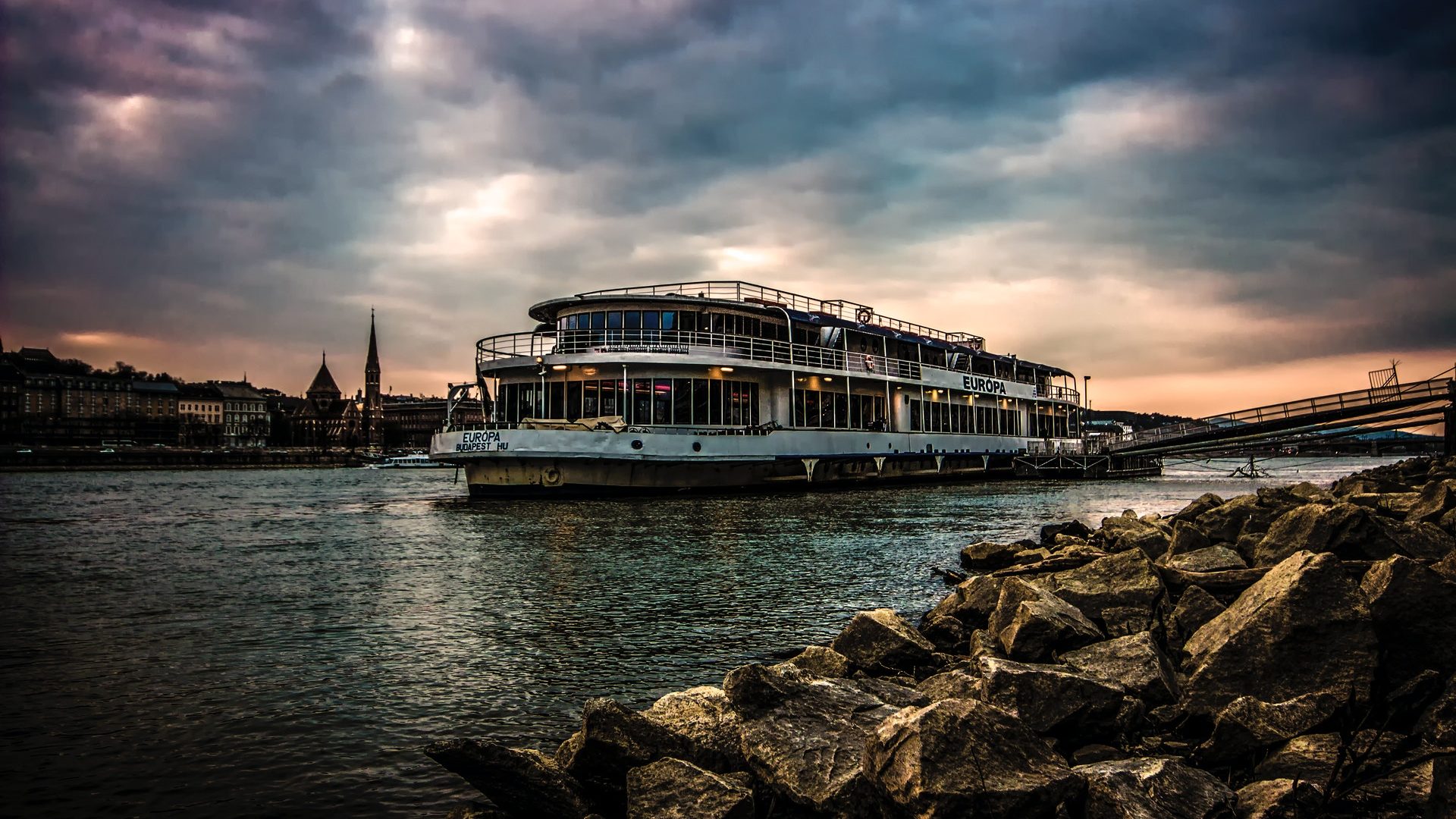 White Ferry Boat
